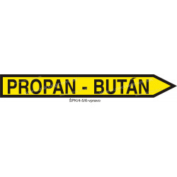 Propan - bután - označenie potrubia