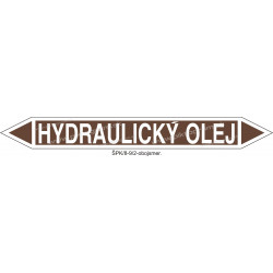 Hydraulický olej - označenie potrubia