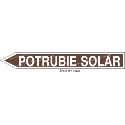 Potrubie solár - označenie potrubia