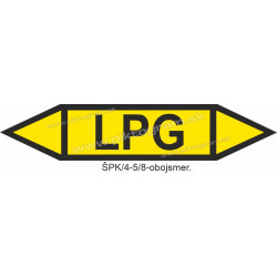 LPG - označenie potrubia