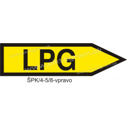 LPG - označenie potrubia