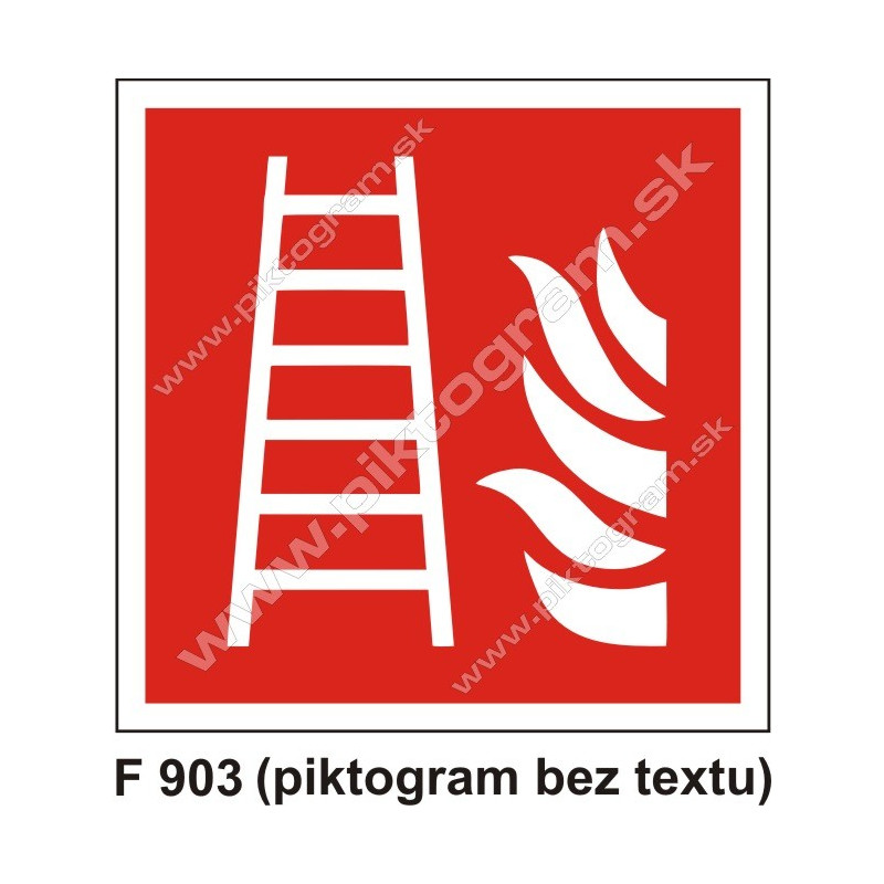 Rebrík (podľa ISO 7010) 
